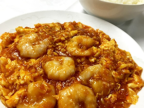 乾焼蝦蛋