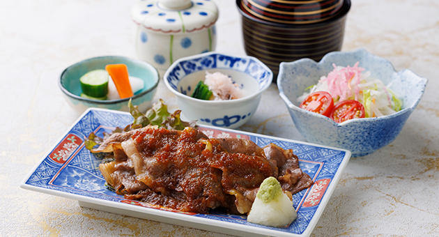牛ロース膳