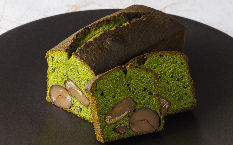 【オンラインショップ】福岡八女星野抹茶と栗の渋皮煮のパウンドケーキご予約受付開始