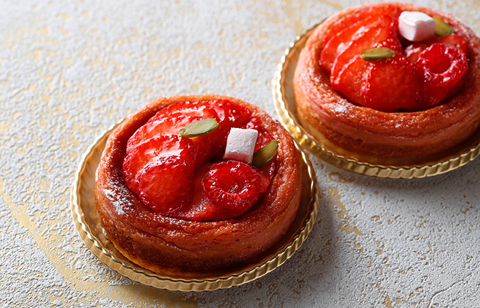 苺バスクチーズケーキS