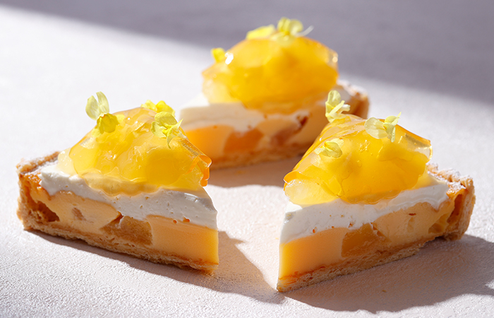 りんごのクラフティ