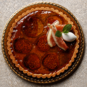 紅茶といちじくのタルト
