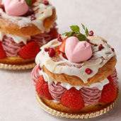 ご褒美パリブレスト苺