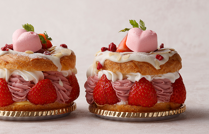 ご褒美パリブレスト苺